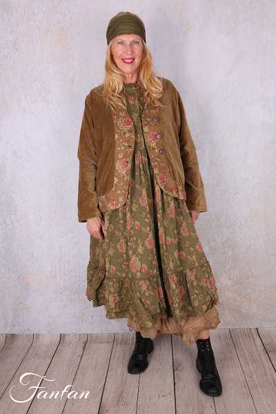 Les Ours Veste Robin Velours Ras Cognac