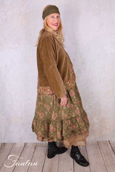 Les Ours Veste Robin Velours Ras Cognac