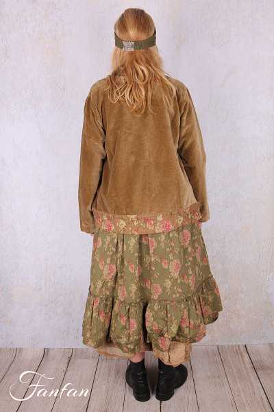 Les Ours Veste Robin Velours Ras Cognac