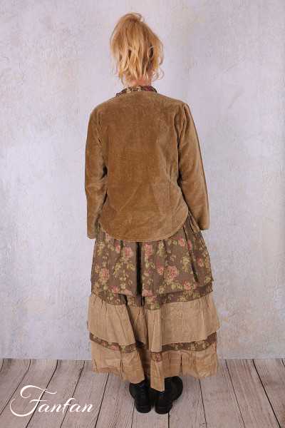 Les Ours Veste Liane Velours Ras Cognac