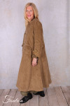 Les Ours Manteau Ayden Gros Velours Cognac