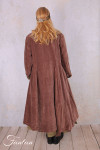 Les Ours Manteau Ayden Velours Ras Bois de Rose