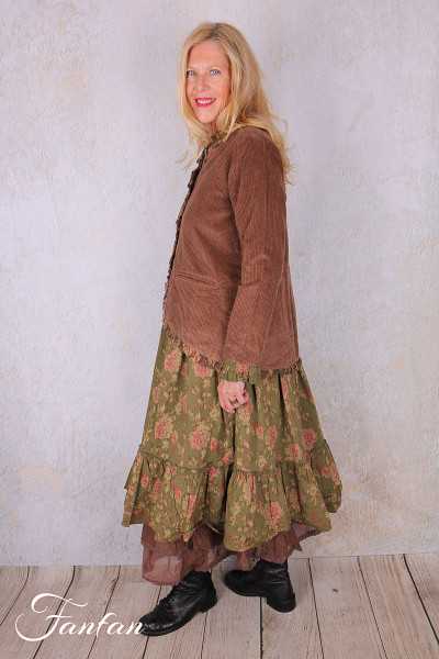 Les Ours Veste Clémentine Velours Bois de Rose