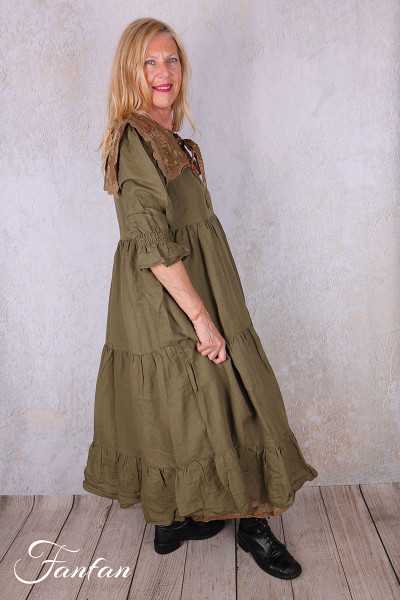Les Ours Robe Florentine lin Mousse