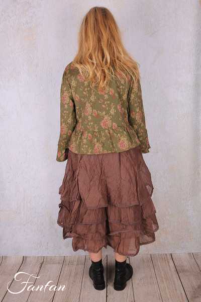 Les Ours Veste Mathis Popeline Mousse Fleurs