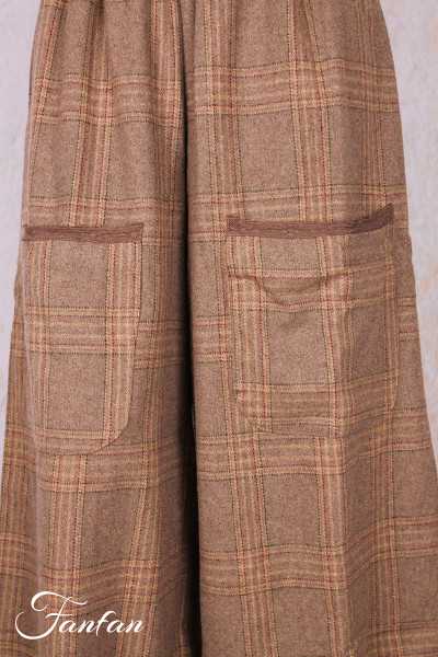 Les Ours Pantalon Gus Ecossais en Laine