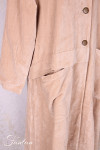 Les Ours Manteau Lowen Velours Ras Rose
