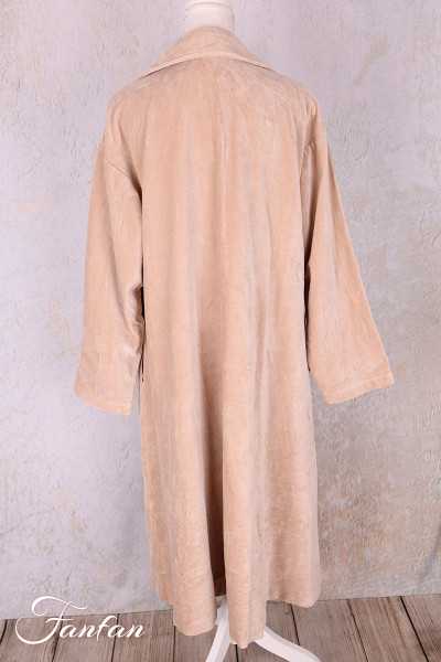 Les Ours Manteau Lowen Velours Ras Rose