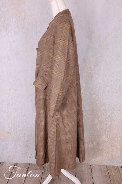 Les Ours Manteau Ayden Écossais Laine