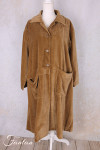 Les Ours Manteau Lowen Velours Ras Cognac