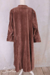 Les Ours Manteau Ayden Velours Ras Bois de Rose