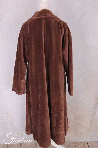 Les Ours Manteau Lowen Velours Ras Bois de Rose