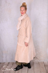 Les Ours Manteau Lowen Velours Ras Rose