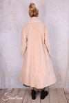 Les Ours Manteau Lowen Velours Ras Rose