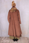 Les Ours Manteau Lowen Velours Côtelé Bois de Rose