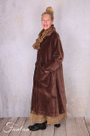Les Ours Manteau Lowen Velours Ras Bois de Rose