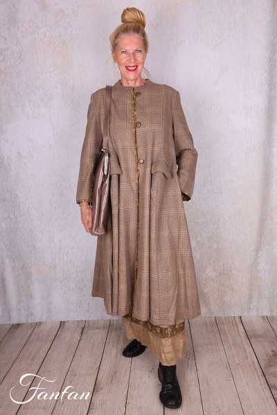 Les Ours Manteau Ayden Écossais Laine