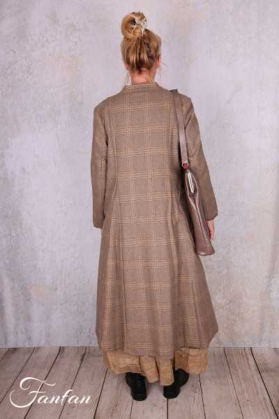 Les Ours Manteau Ayden Écossais Laine