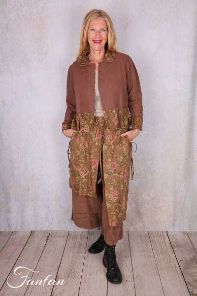 Les Ours Veste Mathis Lin Bois de Rose