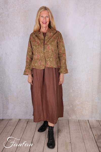 Les Ours Robe lin Evan Bois de Rose