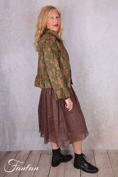 Les Ours Jupe Lou Organdy Bois de Rose