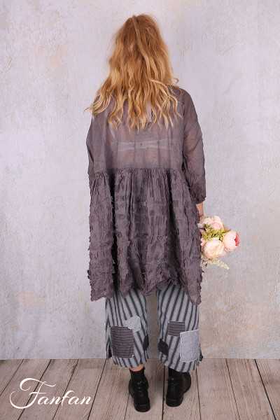 Ewa I Walla Tunique Mildred 44179 Graphite Coton