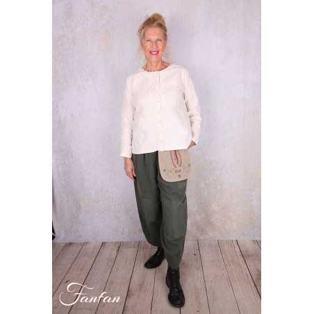 Ewa I Walla Blouse Ofelia 44161 Bone Coton