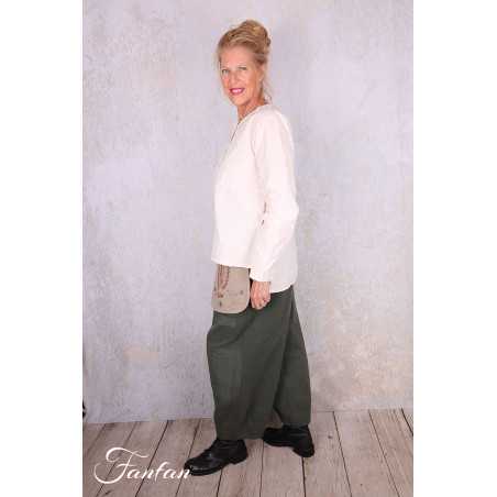 Ewa I Walla Blouse Ofelia 44161 Bone Coton