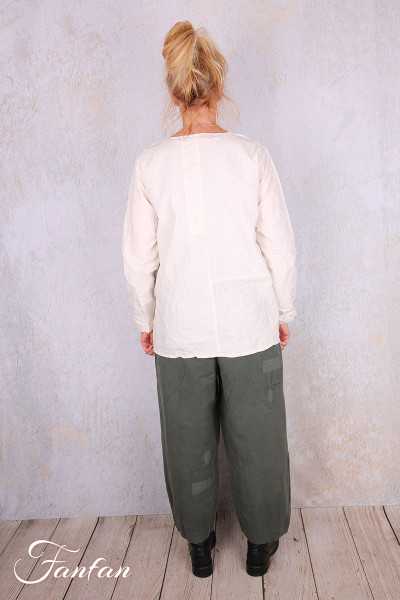 Ewa I Walla Blouse Ofelia 44161 Bone Coton