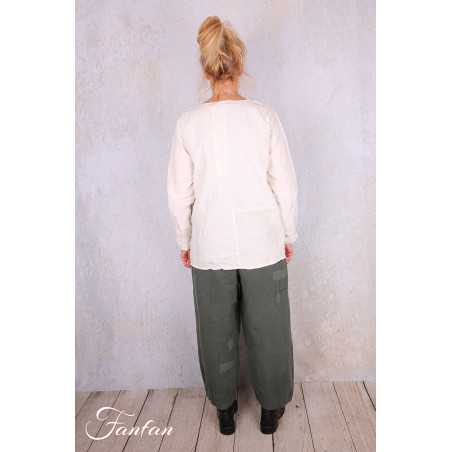 Ewa I Walla Blouse Ofelia 44161 Bone Coton
