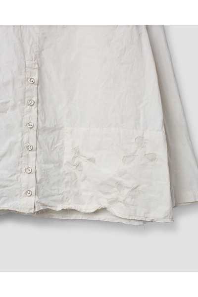 Ewa I Walla Bluse Lii 44156 Bone Baumwolle