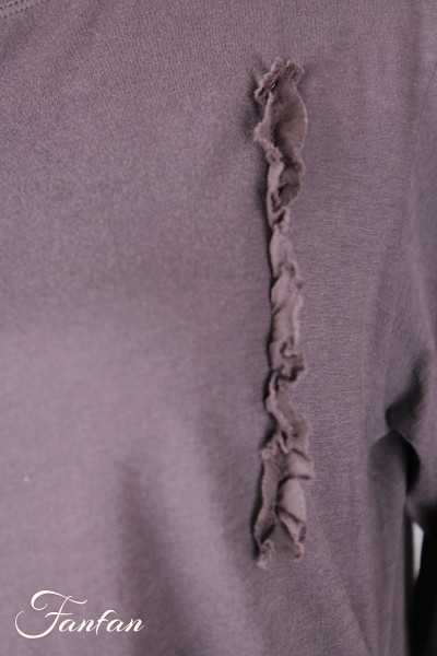 Ewa I Walla Tee-Shirt Janette 44171 Graphite Coton