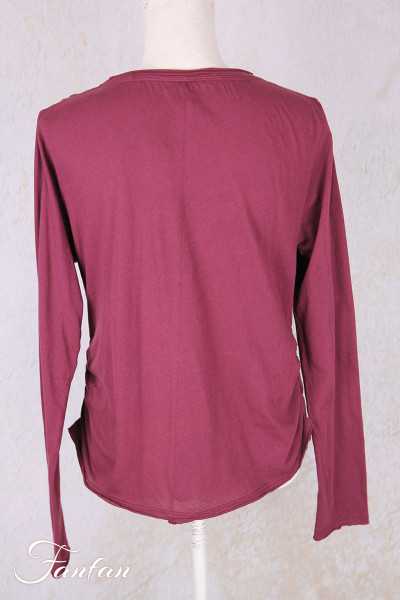 Ewa I Walla Tee-Shirt Janette 44171 Dark Plum Coton
