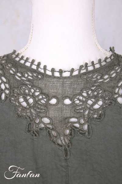 Ewa I Walla Blouse Lii 44156 Forest Green Coton