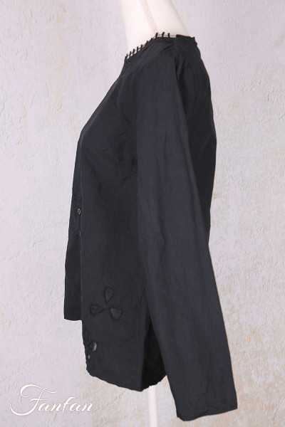 Ewa I Walla Blouse Lii 44156 Black Coton