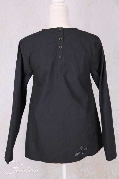Ewa I Walla Blouse Lii 44156 Black Coton