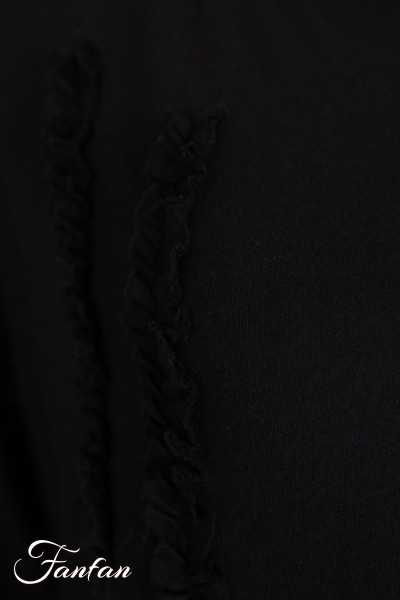 Ewa I Walla Tee-Shirt Janette 44171 Black Coton