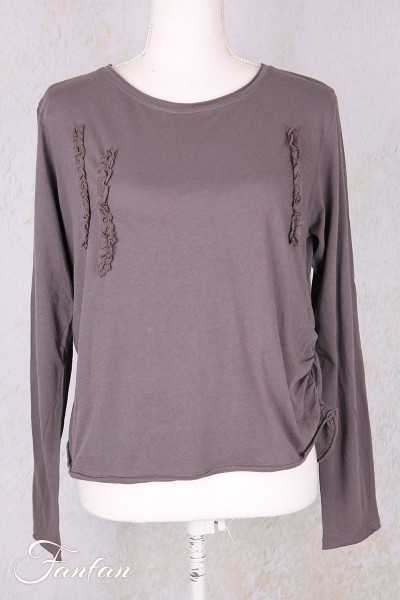 Ewa I Walla Tee-Shirt Janette 44171 Graphite Coton