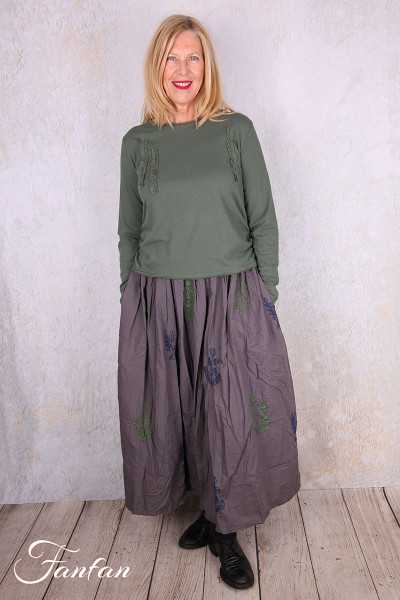 Ewa I Walla Tee-Shirt Janette 44171 Forest Green Coton