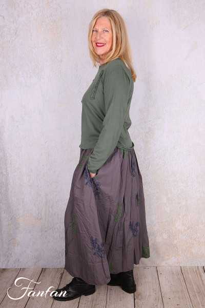 Ewa I Walla Tee-Shirt Janette 44171 Forest Green Coton