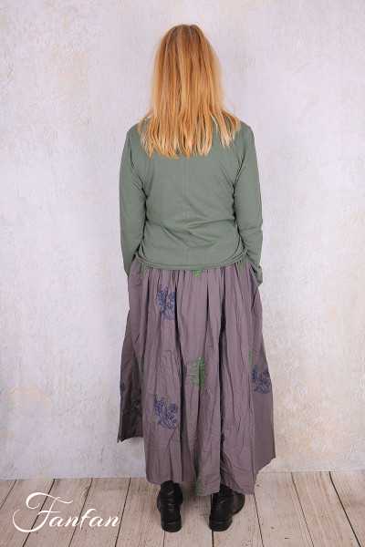 Ewa I Walla Tee-Shirt Janette 44171 Forest Green Coton