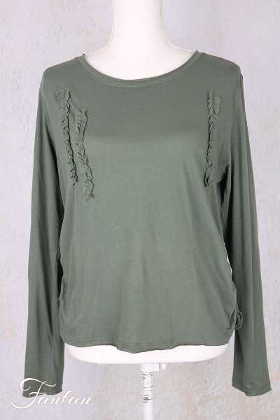 Ewa I Walla Tee-Shirt Janette 44171 Forest Green Coton