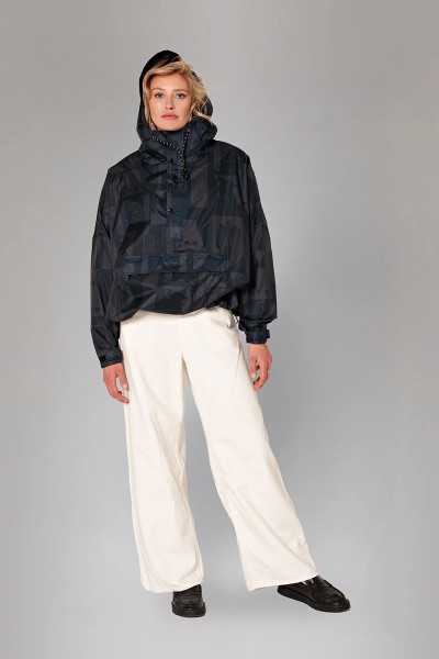 Back to Back Anorak – Rainkiss, black waterproof anorak made from recycled polyester