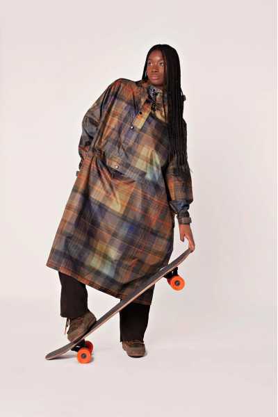 Tartan Rain Coat – Rainkiss, waterproof tartan raincoat made from recycled polyester