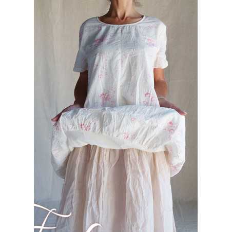 Les Ours Tunique Creol long Liberty bouquet coton
