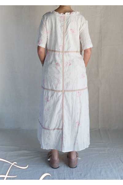 Les Ours Robe Sango Liberty bouquet coton