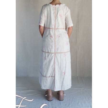 Les Ours Robe Sango Liberty bouquet coton