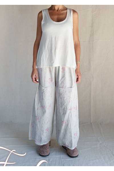 Les Ours Pantalon Gus Liberty bouquet popeline