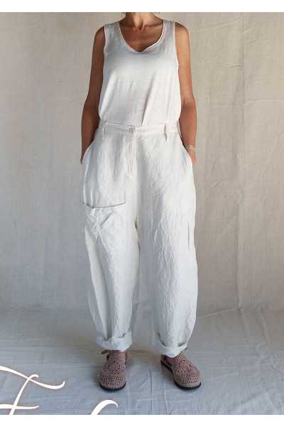 Les Ours Pantalon Gaston Liberty bouquet Popeline