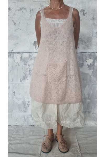 Les Ours Tunique Laurier rose maille
